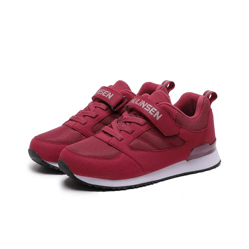 Mulinsen Casual Shoes Unisex Low Top Black/Dark Red/Dark Blue/Purple-6