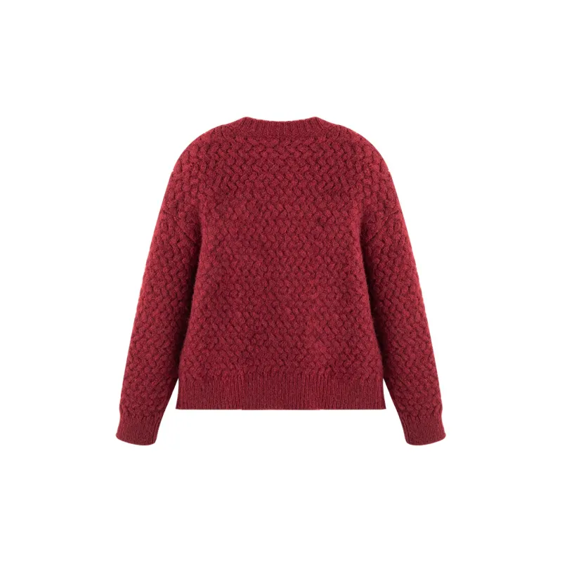 XIANGYING Knitwear Women's Red-1