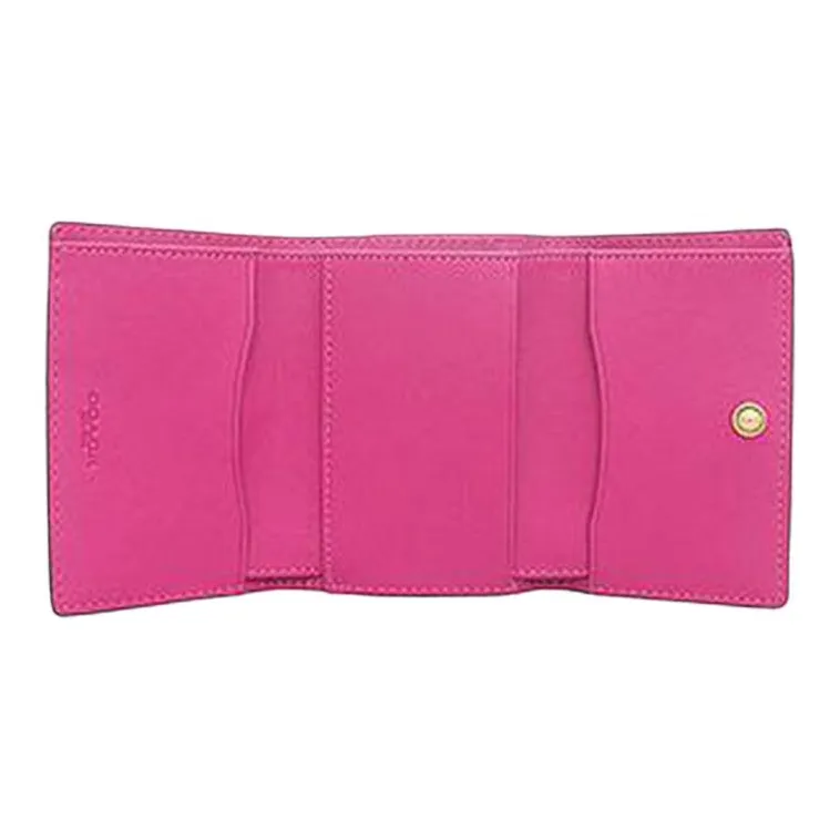 COACH Leather Wallet Mini Men's Cherry-4