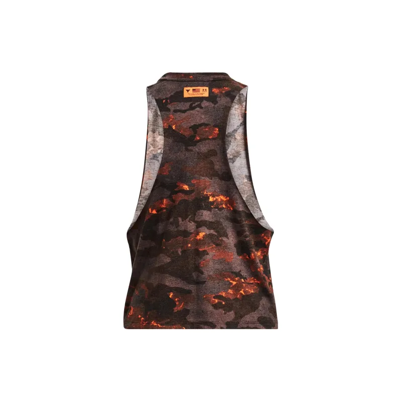 Under Armour Project Project Rock Sport Vests Women's Black Pepper Powder-1