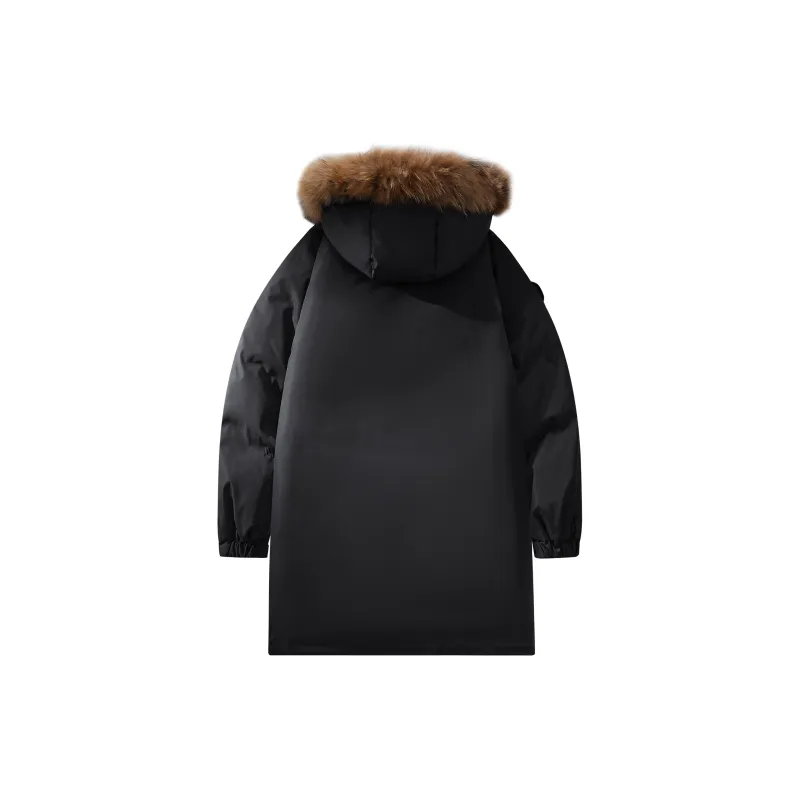SHINCHAN Down Jacket Coat Unisex Black-1