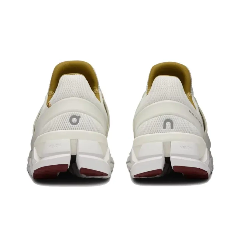 On Cloudswift Cushioning Wear Resistant Low Top Training Running Shoes Women's White Green-4