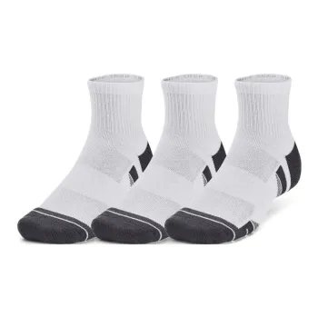 Under Armour Performance Tech Ankle Socks Unisex 3 Pack White