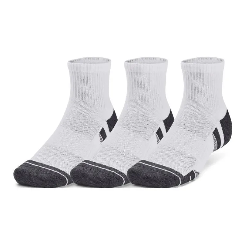 Under Armour Performance Tech Ankle Socks Unisex 3 Pack White-0
