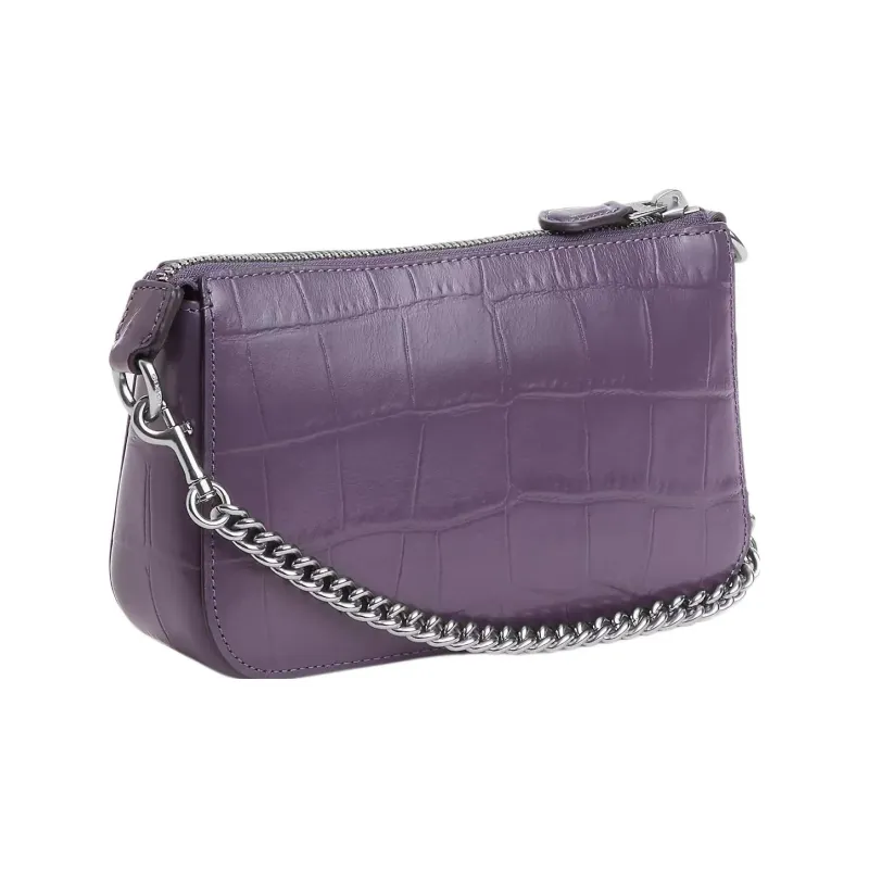 COACH Nolita Leather Handbag Shoulder Bag Women's Purple-1