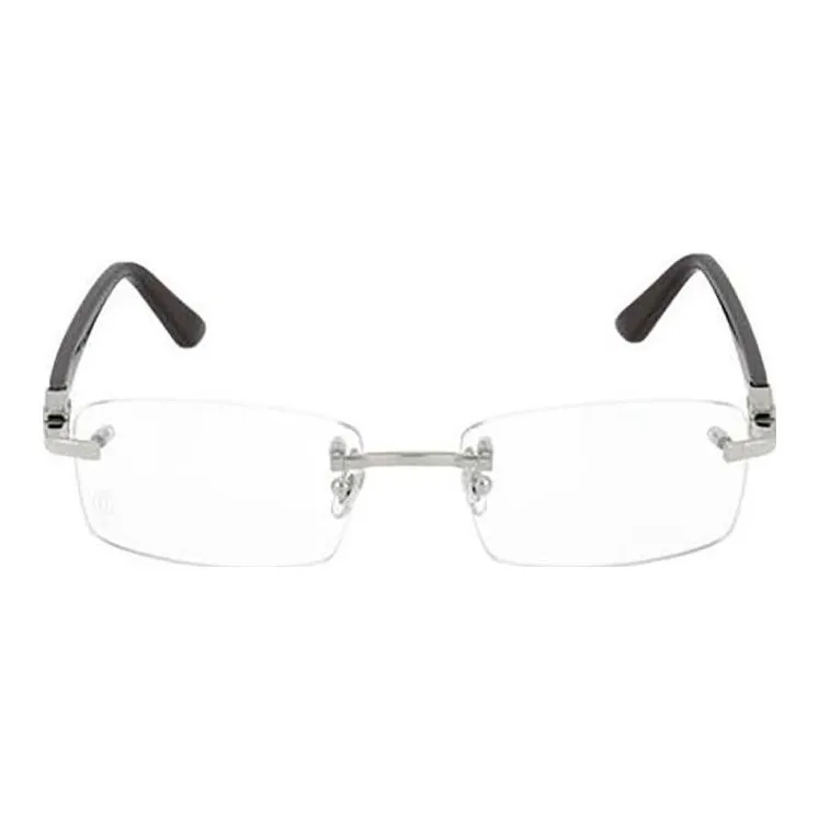Cartier Decor C Rimless Rectangular Eyeglasses-1