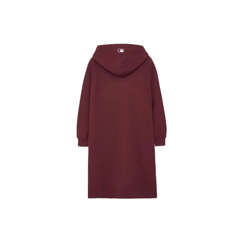 MLB Long Sleeved Dresses Women's Burgundy-1