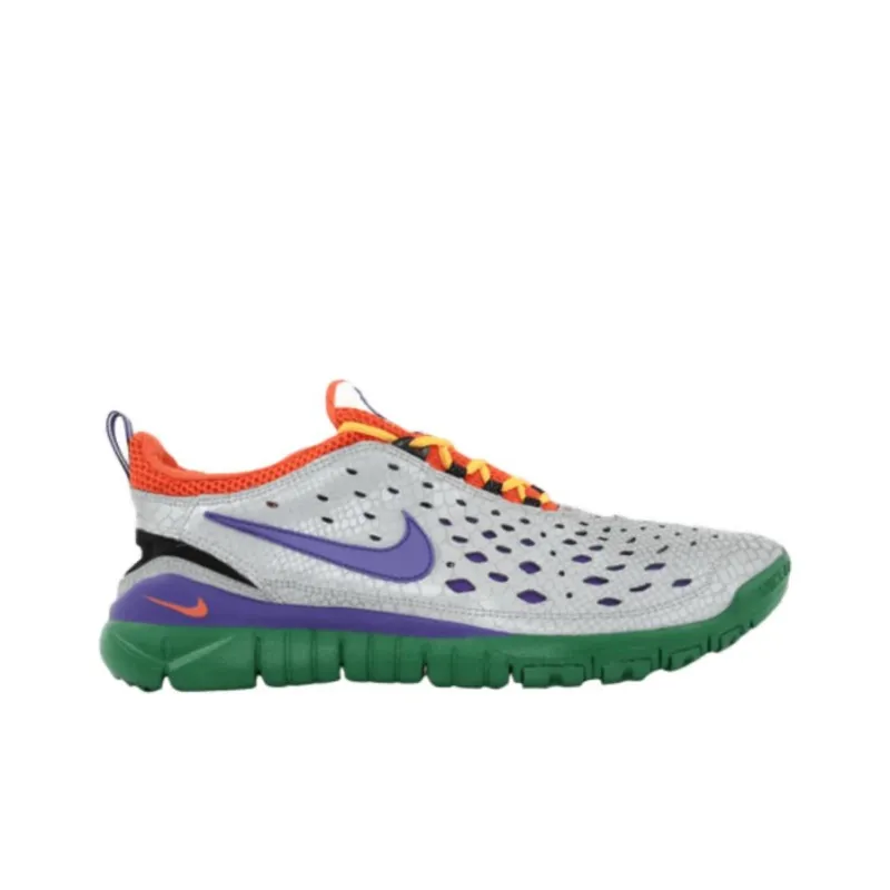 Nike Free Trail 5.0 Durable Breathable Low-Top Running Shoes Unisex Silver Green-1