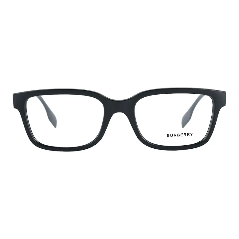 Burberry Plate Frame Polycarbonate Lens Square Eyeglass Frames Unisex-4