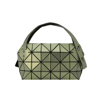 ISSEY MIYAKE Boston Polyvinyl Chloride Resin Boston Bag Handbags Women's Khaki