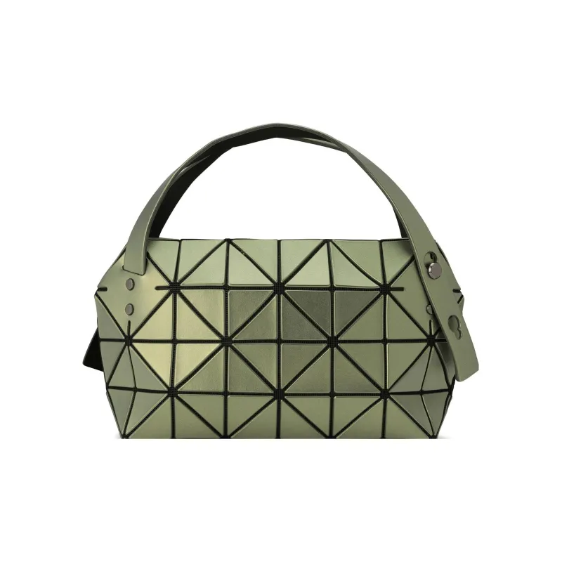 ISSEY MIYAKE Boston Polyvinyl Chloride Resin Boston Bag Handbags Women's Khaki-0