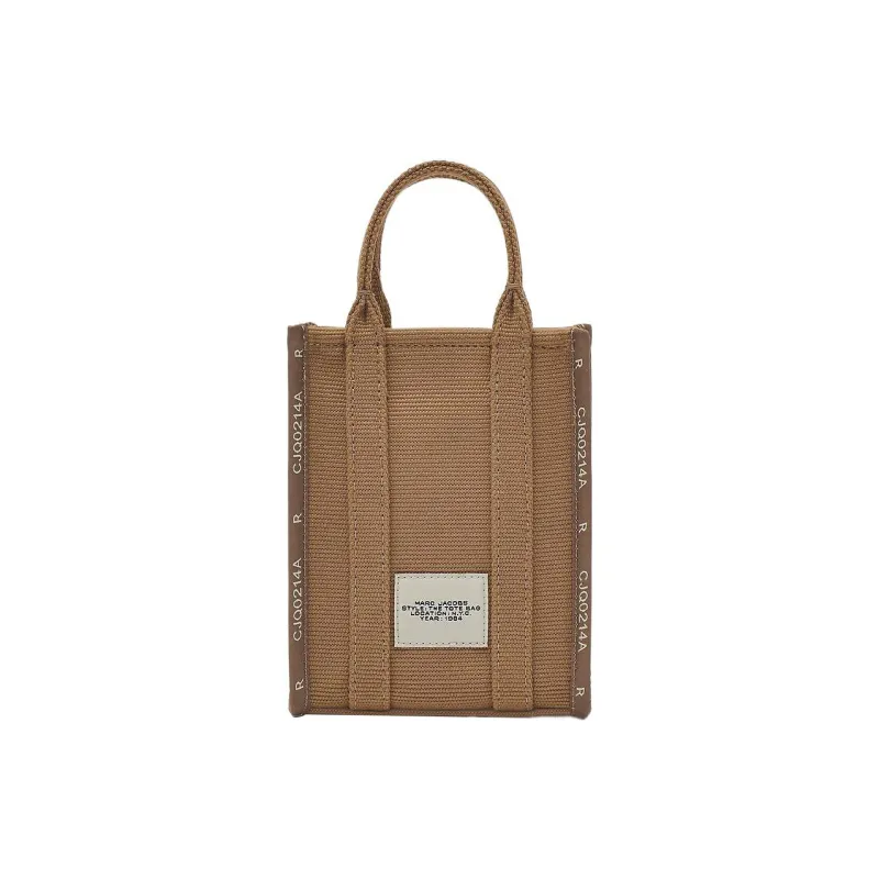 MARC JACOBS The Jacquard Mini Tote Bag Camel-2