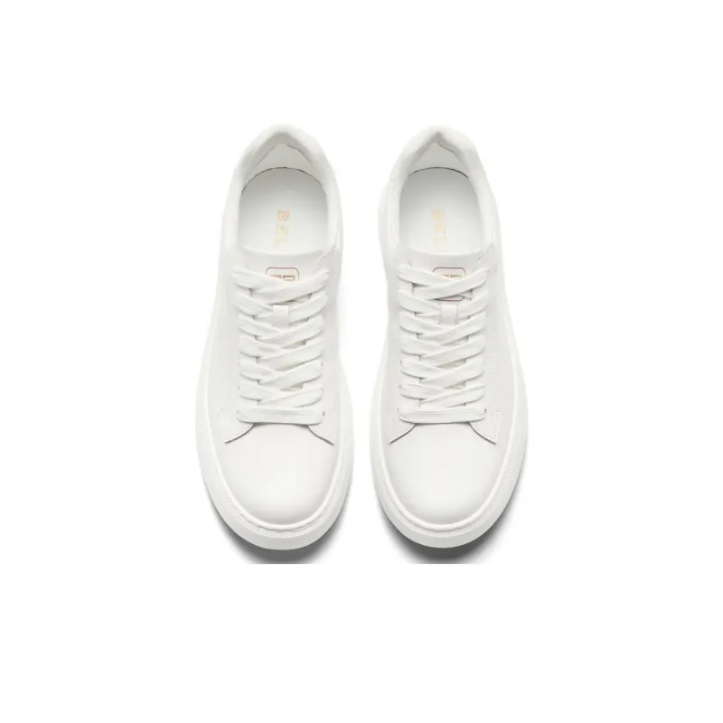 BELLE Skateboard Shoes Men Low Top Solid Color-9