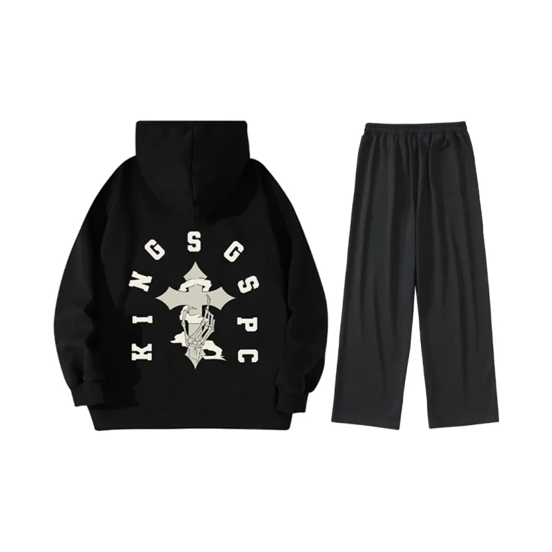 Kingsgspc Sweatshirt Sets Unisex-17
