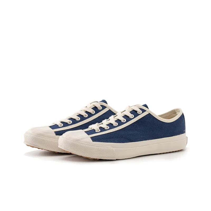 IT'S WEIRD Low Top Canvas Shoes Unisex Blue-2