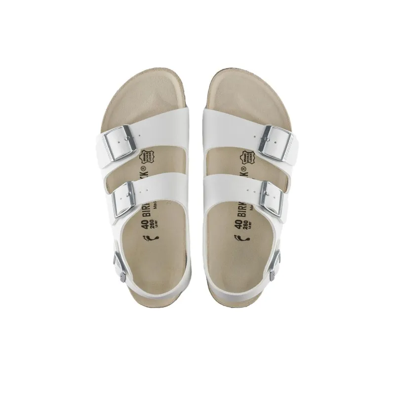 Birkenstock Beach Sandals Unisex White Narrow Fit-3