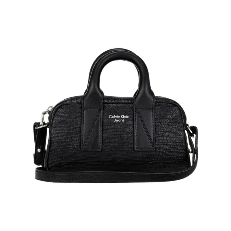 CK/Calvin Klein Polyurethane Travel Bag One Shoulder Handbag Extra Mini Women's Black-0