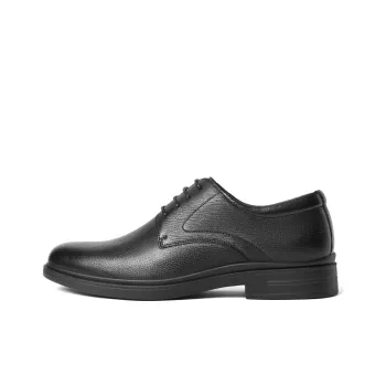 BELLE Dress Shoes Men Low Top Solid Color