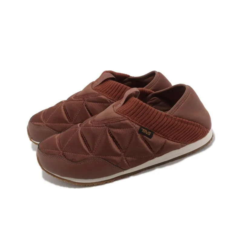 Teva ReEmber Satinya Cushioning Wear-Resistant Low-Top Casual Shoes Women's Coffee Brown-2