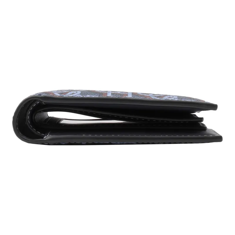 COACH 3 IN 1 Wallet PVC Card Clip Wallets Men's Midnight Blue-3