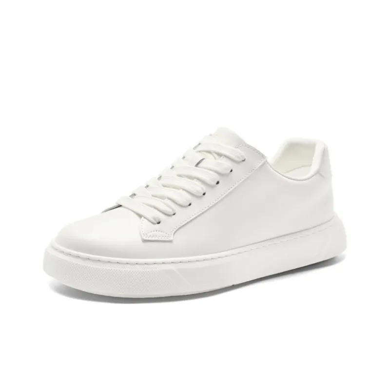 BELLE Skateboard Shoes Men Low Top Solid Color-6