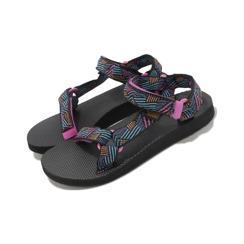 Teva Original Universal Beach Sandals Women's Black Purple-2