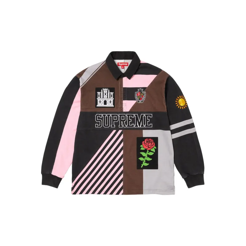 Supreme Rose Rugby White L - POIZON