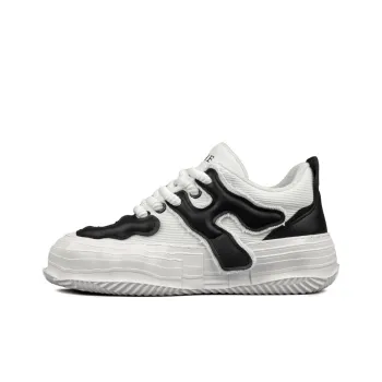 XIE SHE Skateboard Shoes Men Low Top Black White