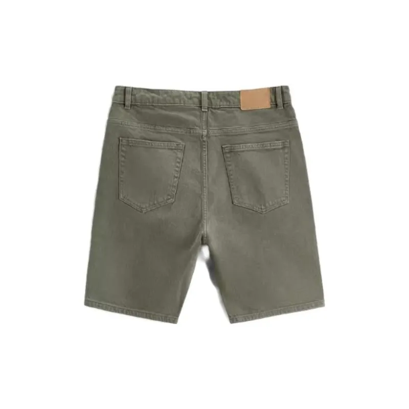 ZARA Denim Shorts Men's Dark Khaki-1