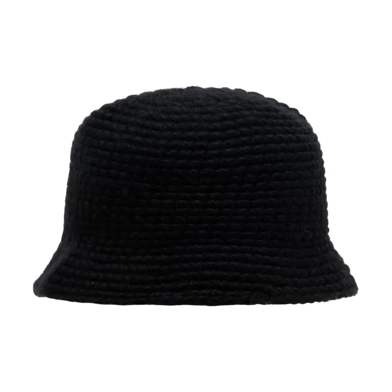 Stussy Ss Link Knit Bucket Hat Black One Size Basic