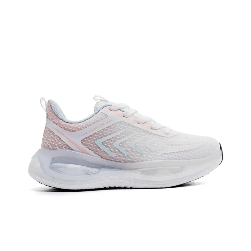 Warrior Warrior Low Top Chunky Sneakers Women's White Pink-1