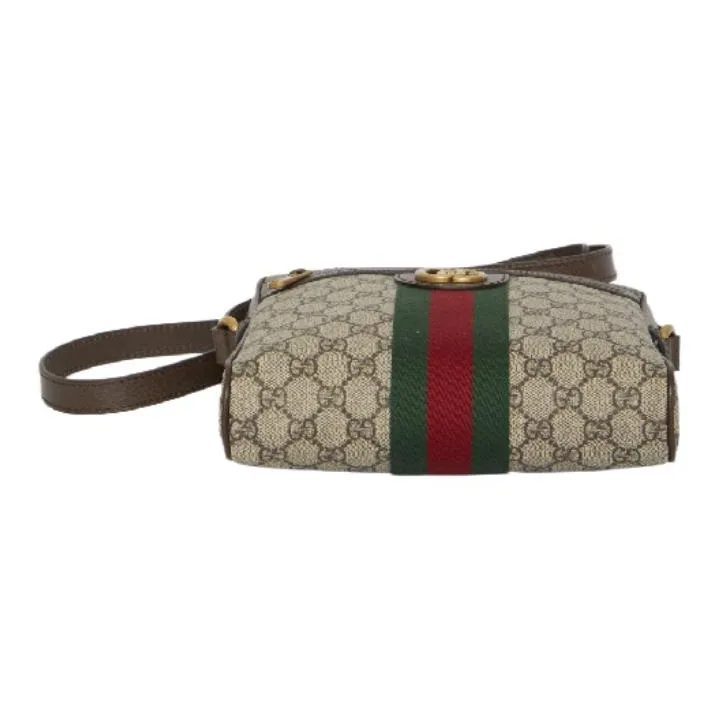 GUCCI Ophidia Small Messenger Bag Beige/Ebony Maple-5