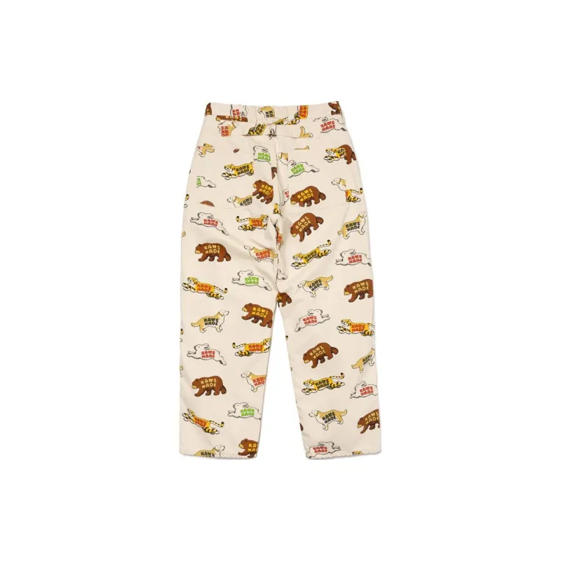 HUMAN MADE X Kaws Animal Patterned Pants-1
