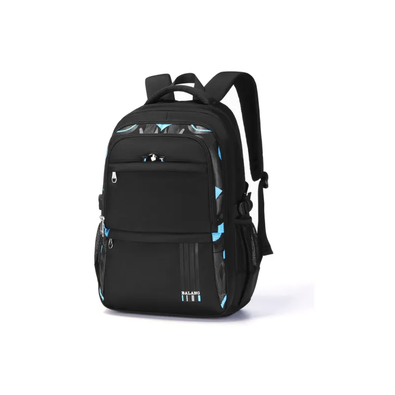 BALANG Oxford Backpack Tubas Unisex Black Gray/Black Blue/Gray-0