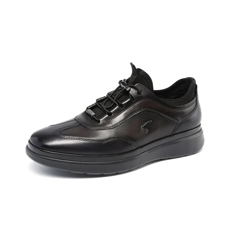 Satchi Slip-Resistant Low-Top Casual Shoes 4cm Men's Gray-1
