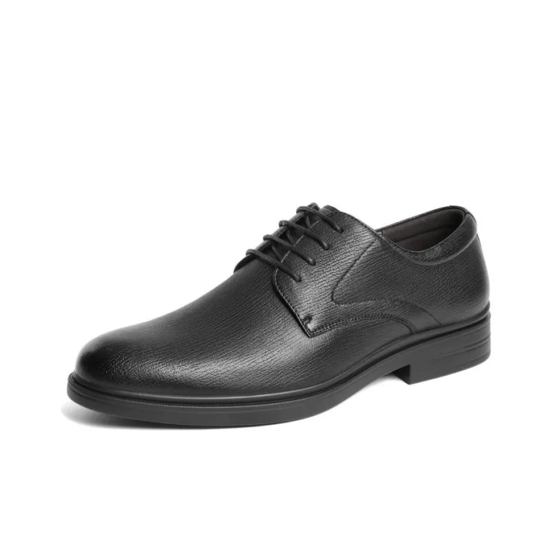 BELLE Dress Shoes Men Low Top Solid Color-1