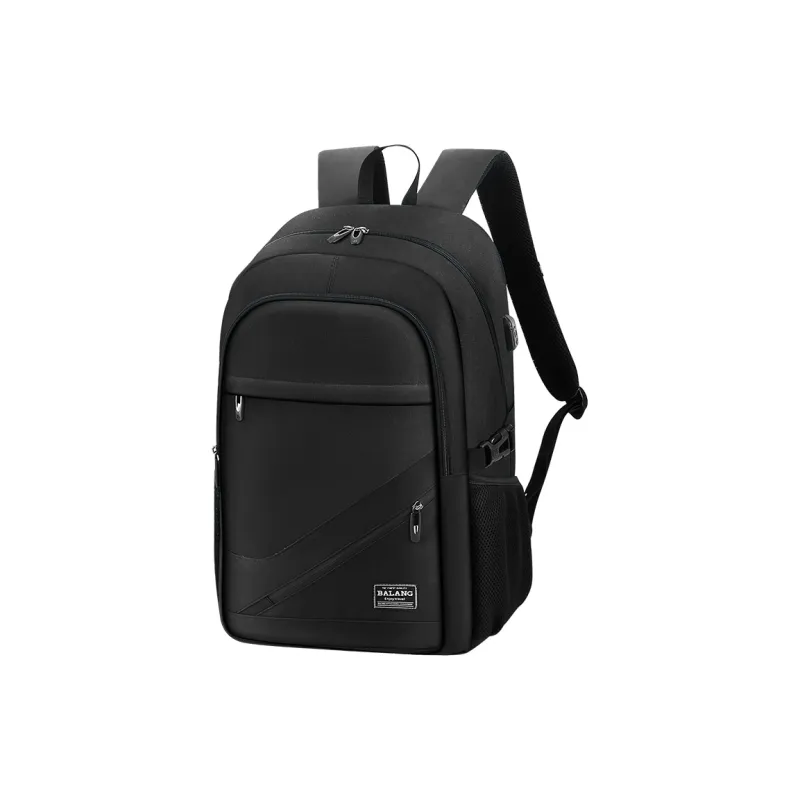 BALANG Oxford Backpack Large Size Unisex Black-2