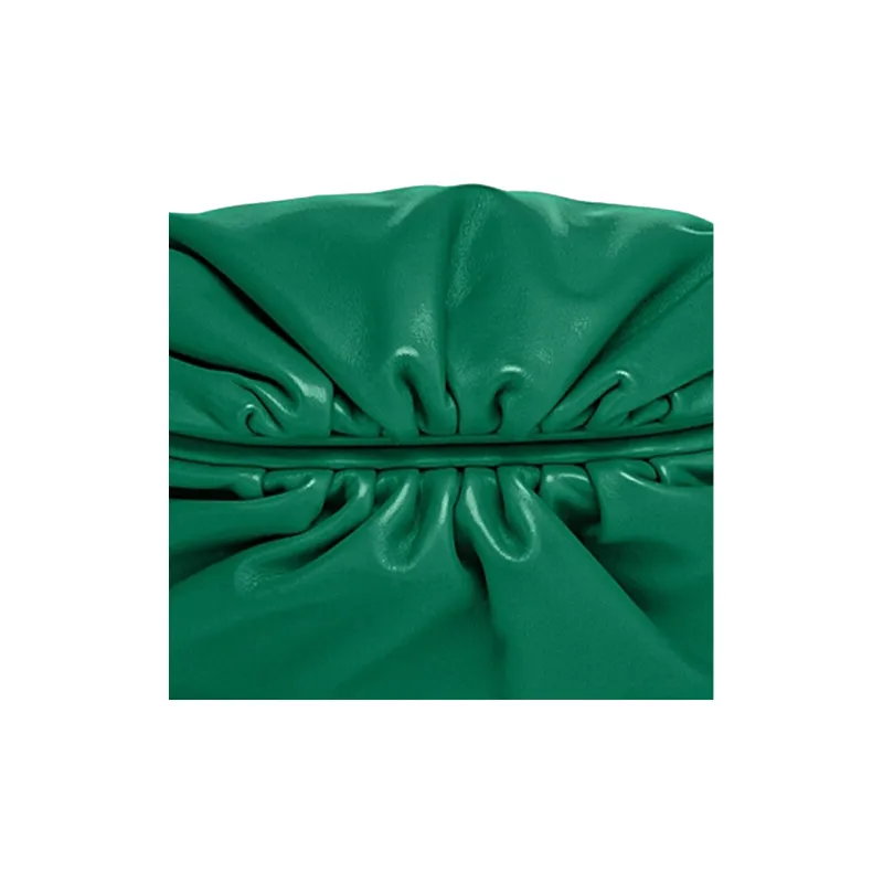 Bottega Veneta Cow Leather Clutch, Crossbody Bag Regular Women's Racing Green-3
