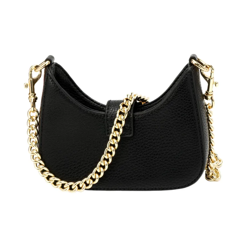 VERSACE JEANS COUTURE Polyester Polyurethane Resin Crossbody Bag, Shoulder Bag Women's Black-3