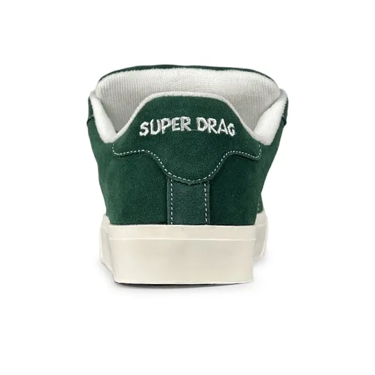 LuzaoT SUPER DRAG Low Top Skateboard Shoes Unisex Green-4