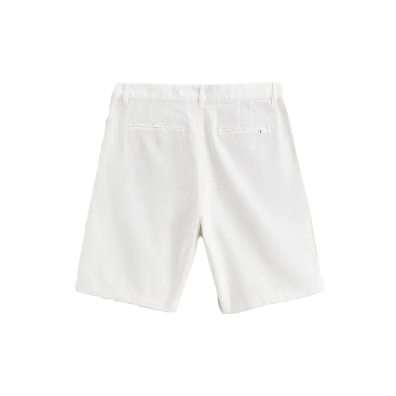 ZARA Denim Shorts Men White-1
