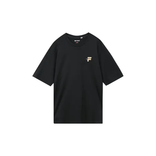 FILA FUSION T-Shirts Unisex Pitch Black