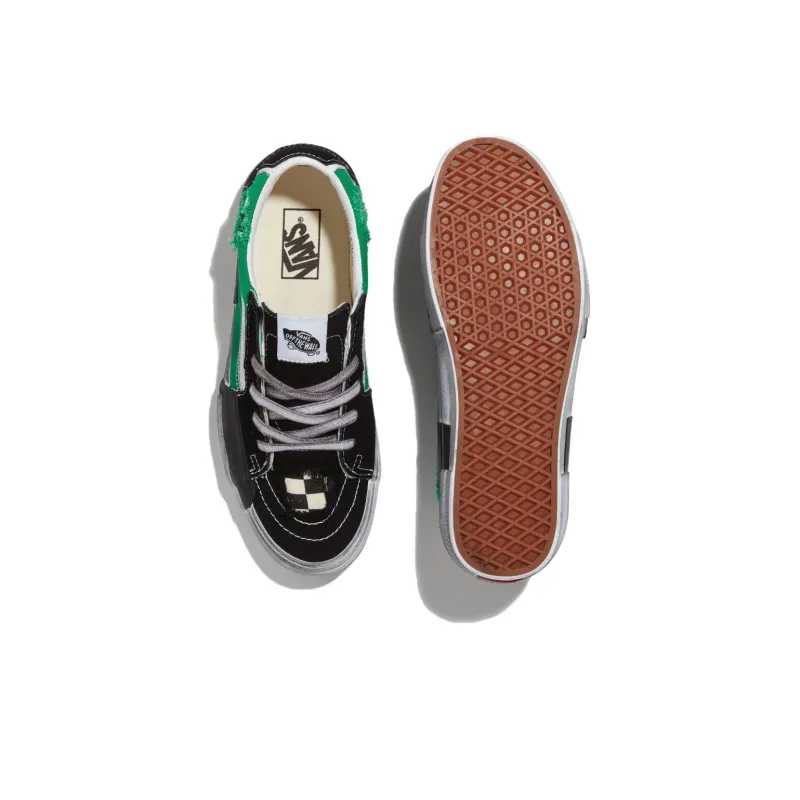 Vans Sk8 Low Reconstruct 'Black Green'-3