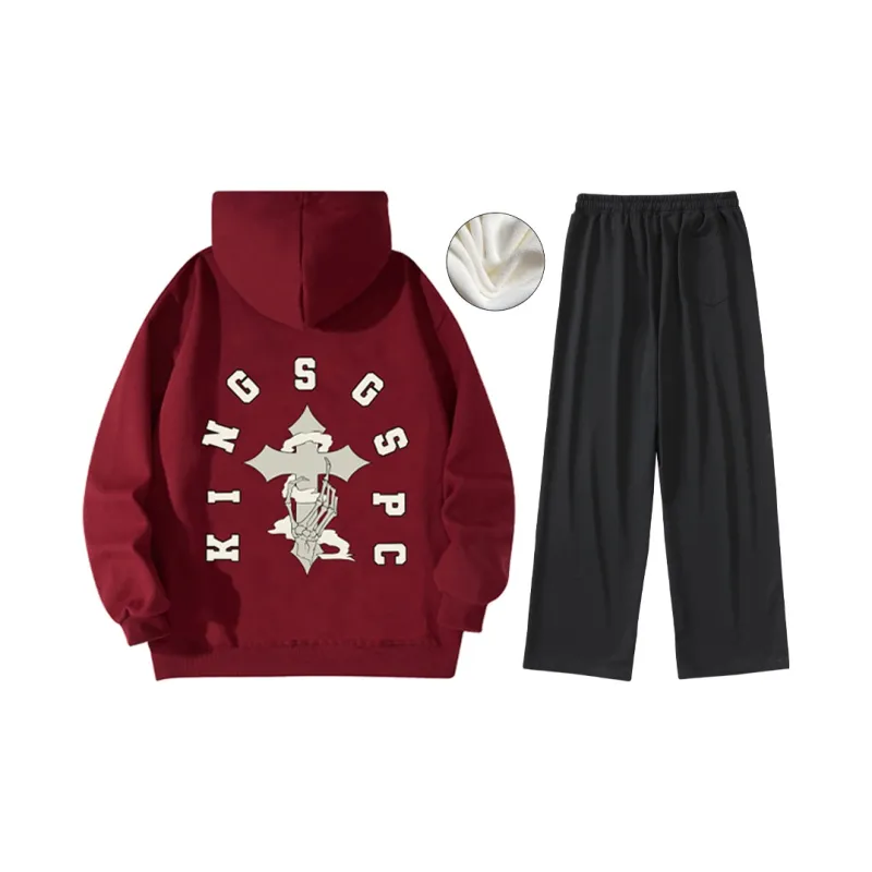 Kingsgspc Sweatshirt Sets Unisex-12
