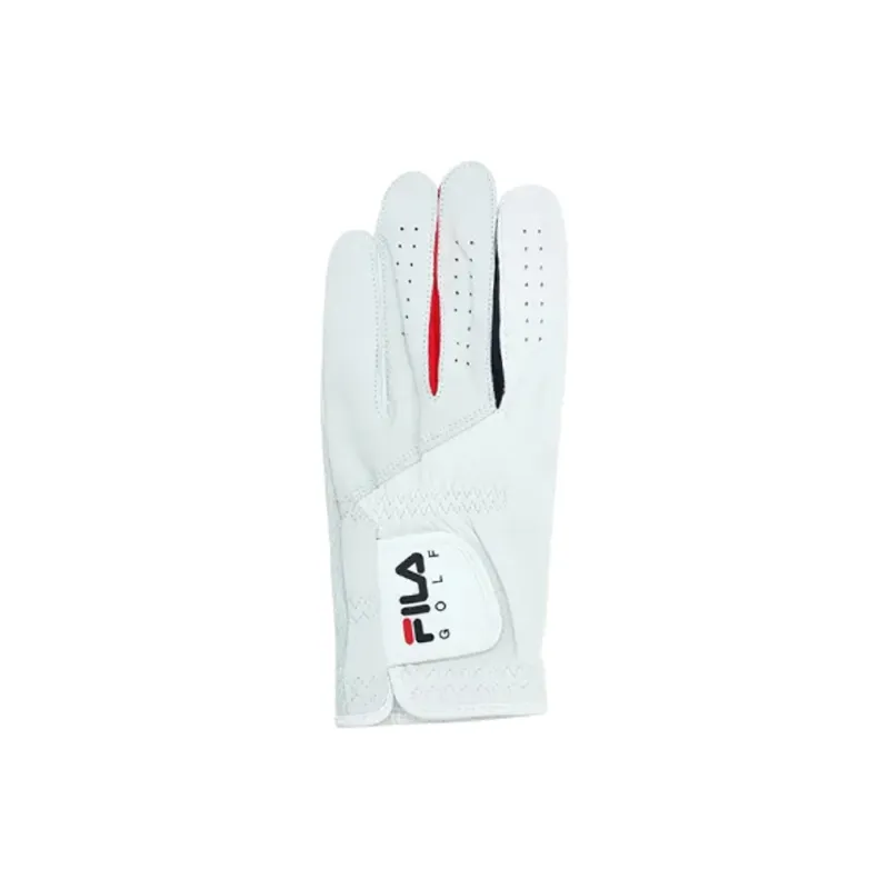 FILA Sheepskin Sports Gloves Men's White-0