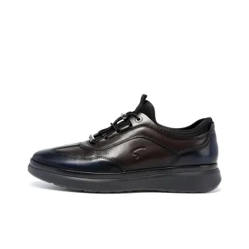 Satchi Low Top Casual Shoes 4cm Men's Brown