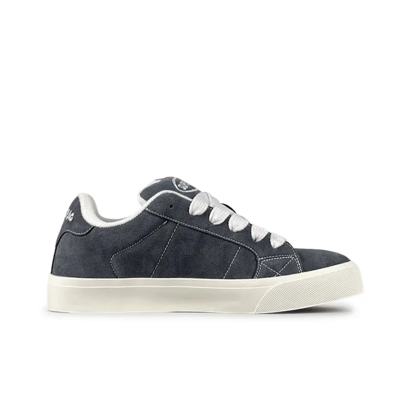 LuzaoT SUPER DRAG Low Top Skateboard Shoes Unisex Gray-1