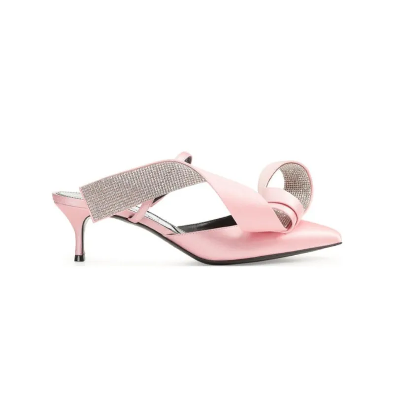 SERGIO ROSSI Marquise Embellished Pointed Toe Pumps-1