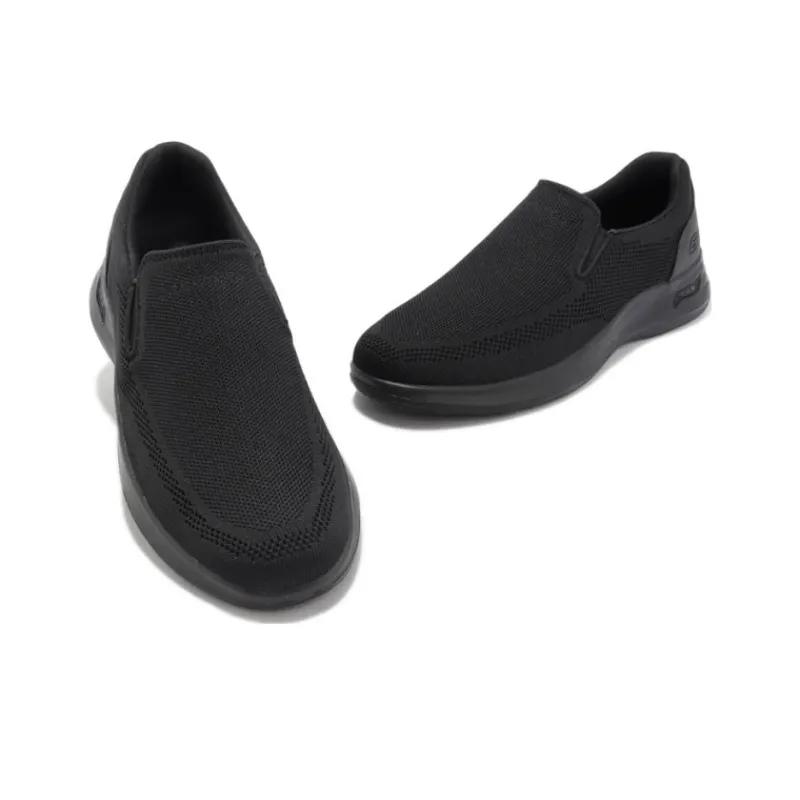 Skechers Arch Fit Series Darlo-Braymer Slip-Resistant Low-Top Casual Shoes Men's Black-2