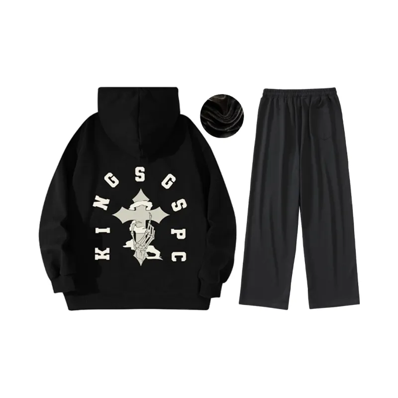 Kingsgspc Sweatshirt Sets Unisex-2